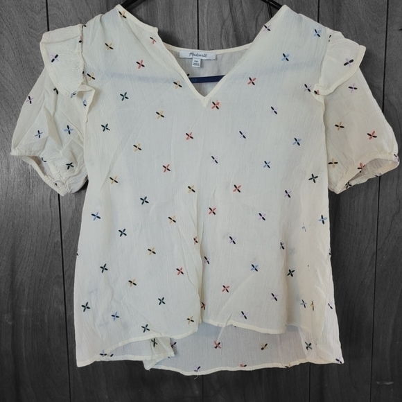 Madewell Embroidered Gazebo Top Size‎ XXS - Picture 4 of 6